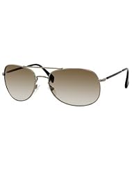 Giorgio Armani Ga 840 S Pde Black Aviator Sunglasses by Giorgio Armani
