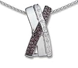 Arco Baleno 1/3ctw Cognac Diamond Designer Pendant
