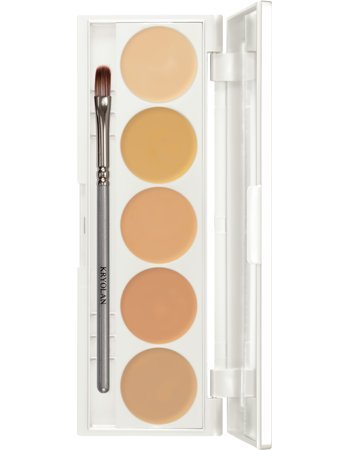 Kryolan 75015 Dermacolor Camouflage Creme Quintet, Color Variation Q1 (DQ1)