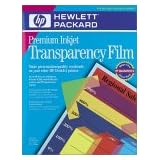 Hewlett Packard C3832A A4 Premium inkjet transparency film, PACK of 20