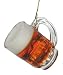 Set of 3 Beer In Glass Mug with Foam Christmas Ornaments