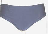 Navy Drawstring Bikini Brief with Seamless Front