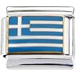 Greece Flag Italian Charm