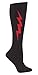 Sock It To Me SUPER HERO! RED & BLACK Womens Knee Socks