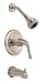 Brushed Nickel Plymouth Tub & Shower Faucet