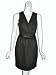 ADAM PLUS EVE Surplice Sleeveless Dress in Hunter Green
