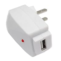 GTMax White USB Home Travel Charger for Apple iPod Touch 4th Generation