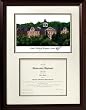 Indiana University of Pennsylvania Graduate Framed Lithograph w/ Diploma Opening