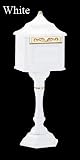 Amco Colonial Pedestal Locking Mailbox - White