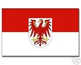 4 Stueck Stockflaggen Brandenburg  30*45 cm Fahne Flagge