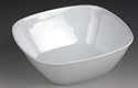 Melamine Square Salad/Serving Bowl 23cm White 4 PER PACK