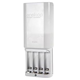 Sanyo eneloop Battery Charger - For 4 AA or 4 AAA