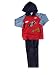Good Lad Toddler Boy Pilot Hooded Shirt Set