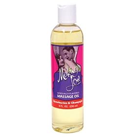 Making Love Edible Massage Oil - Candied Cherries 8 oz.