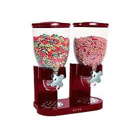 Zevro Indispensable Dispenser Double Canister Dry Food Dispensers