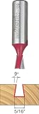 Freud 22-108 5/16-Inch Diameter 9-Degree Dovetail Router Bit with 1/2-Inch Shank