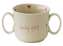 Kitted Out Boo Bunny 2 Handle Baby Mug In Keepsake Box (Pink)