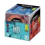 Sony 80 Minute MiniDisc MD Color (8-Pack)