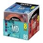 Sony 80 Minute MiniDisc MD Color (8-Pack)