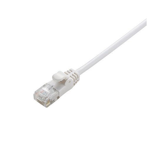 エレコム CAT5e準拠 やわらかLANケーブル 10m(ホワイト) LD-CTY/WH10