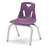 IMAGE OF BERRIES® PLASTIC CHAIR w/CHROME-PLATED LEGS - 12