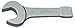 GEDORE 133 50 Open Ended slogging Spanner 50 mm