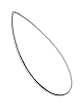 Nickel Free Italian Sterling Silver 4mm Omega Chain Necklace