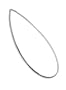 OME4M-16 Nickel Free Italian Sterling Silver 4mm Omega Chain 16" Necklace