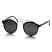zeroUV - Small Retro Fashion Metal Crossbar Round Circle Horned Rim P-3 Sunglasses