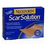 Neosporin Scar Solution 28 Silicone Scar Sheets