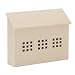 Traditional Decorative Horizontal Mailbox - Beige