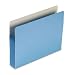 Smead 73235 - 5 1/4 Inch Expansion Colored File Pocket, Straight Tab, Letter, Blue-SMD73235