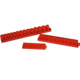 Neiko 3-Piece Socket Tray Organizer Set, for 1/4, 3/8 and 1/2-Inch Sockets