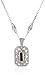 Amazon Collection S&G Sterling Silver and 14k Yellow Gold Gemstone Necklace (0.12 cttw, I-J Color, I2-I3 Clarity), 18