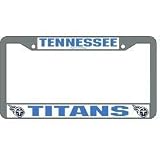 Tennessee Titans Chrome License Plate Frame