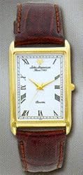 Jules Jurgensen Men's 7444 Leather Watch