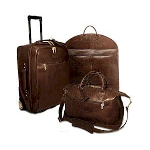 Buy 22'' Wheeler Saddle Leather Luggage by Jack Georges