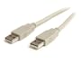 StarTech.com 6-Feet Beige A to A USB 2.0 Cable - M/M (USBFAA_6)