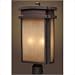 Sedona Outdoor Post Lantern in Clay Bronze