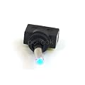 Phobya Kippschalter - LED blau - 1-polig AN/AUS schwarz (3pin)