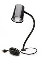 Danray Products LLC LMP-18D 18-Inch Snake-Arm Lamp with 6-Foot Cord, Gloss Black
