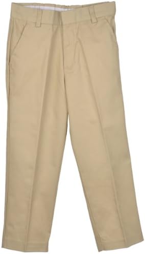 Preferred School Uniforms Big Boys' Double Knee Flat Front Pants - khaki, 20