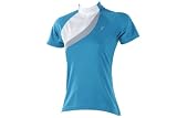 Cube Radtrikot WLS New Wave petrol/white/grey Woman Shortsleeve Jersey