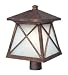 Landmark Lighting - 64006-1: Spencer 1-Light Outdoor Pendant in Hazelnut Bronze