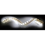 White 12 LED Strip NEON MOTORCYCLE / CAR / BOAT / HOME / POD LIGHT BRIGHT ACCENT GLOW 9LED FLEXIBLE WATER PROOF, Aquarium Light Under Water Proof Tank