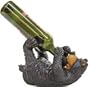 Willie Bear Guzzler - Wine Bottle Holder, 11-inch