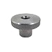 JW Winco Stainless Steel 303 Round Clamping Tapped Knob, Knurled, Threaded Through Hole, 5/16"-18 Thread Size x 1" Thread Depth, 1-1/2" Head Diameter (Pack of 1)
