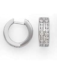 14k Gold Diamond Huggies Earring (0.80 ct.tw.)