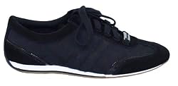 Coach Dillon 12CM Signature Suede Sneaker Shoes A1710 Black 7