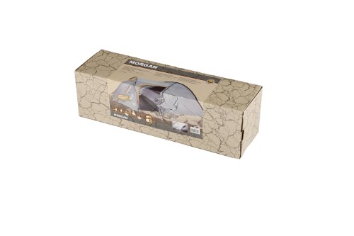 Grand Canyon MORGAN Tente familiale 3/4 personnes Gris/sable 380 x 250 x 145 cm